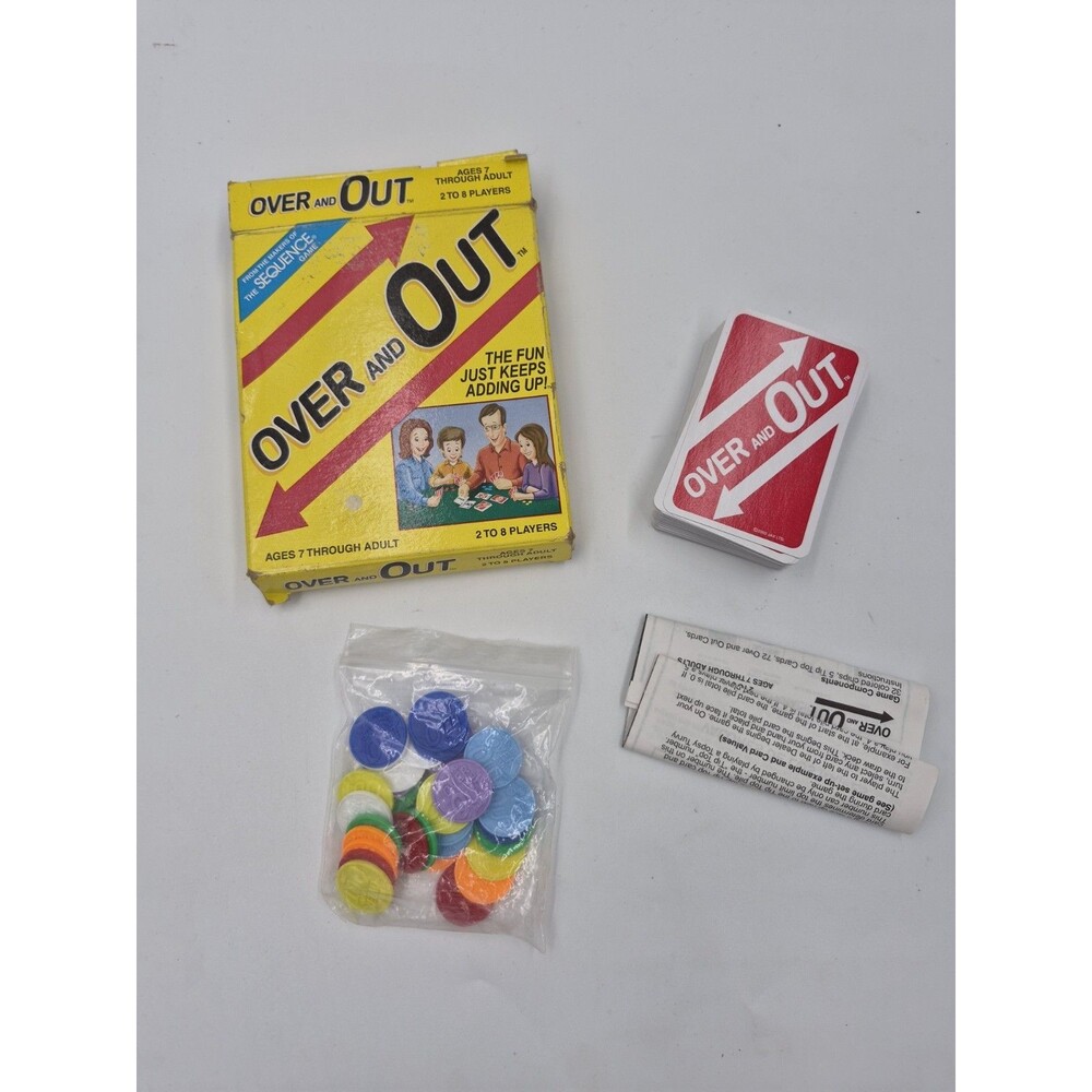 Vintagw Over And Out Card Game By JAX 2002 Complete